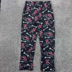 Vintage‎ Orange County Choppers Pants Mens Large Sleepwear Black Pajama PJ Pants